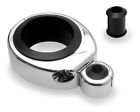 11-0041 Bikers Choice Cable Clamp Single In Chrome For Harley Biker