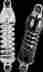 430-4209b 12.5in Progressive Suspension 430 Series Standard Shocks Black