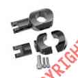 1620-0673 16200673 Buffalo Specialties Drag Footpeg Black Big Mounts