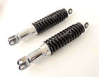 17-05696 Cru Products Chrome Black Rear Shorty Bobber Lowering Shock Eye