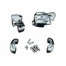191209007553 Kuryakyn Motorcycle Handlebar Accessory Complete Chrome Brake