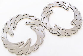 P-81211 1997 1998 1999 2000 2001 Honda Cr250r Cr250 Front And Rear Rip Tide Brake Rotor