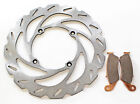 A-10488 2006 2007 Kawasaki Klx300r Front Rip Tide Brake Rotor And Pads
