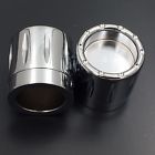 248 Hbhbmoto Chrome Grooved Axle Nut Cap For Universal 617949683746