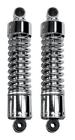 29001 Chrome Plated Dual Cover Shock Absorbers Harley Big Twin Speed
