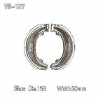 09-2034gs 2fastmoto Water Grooved Brake Shoes For Honda Atc250 Trx300