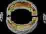 330g Ebc Grooved Brake Shoes