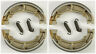 38-3705 Ebc Brakes Organic Brake Shoes Packs Enough For Wheels