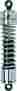 412-4069c Progressive Suspension 412 Series 12in Shocks Chrome