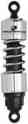 13.5inharley 412-4073c 412 Chrome Progressive Suspension Series Shocks