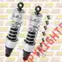 412-4228c Progressive Suspension Cruiser Shocks 12.0 Chrome