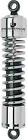412-4056c 412 Progressive Rear 11 Chrome Suspension Shocks " Standard Series