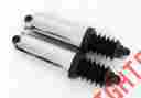 54-0148 V-twin Chrome Rear Lowering Low Profile 12 Heavy Duty Air Shocks 1980-2016 Harley Tour