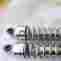 54509-73b 54509-73 Superior New Chrome 13 1 2 Rear Shocks Harley Davidson Uses Shock Studs