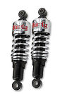 775222 Burly Brand Chrome Rear Slammer Shocks
