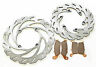 80698 Kawasaki Front Rear Riptide Brake Rotors Pads