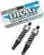 8446127 Drag Specialties Ds Shock Absorbers Chrome 11.5 Harley Flhri Road King 1996-2005