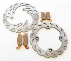 A-15992 Honda Front Rear Riptide Brake Rotor Disc Pads 191916568446
