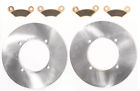 A-80056 Brake Rotors Pads Polaris Ace Rear Mudrat Discs 191916283110