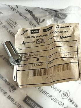 270310 Aprilia Adjuster Nut Rear Brake Cable Piaggio Gilera Genuine Oem