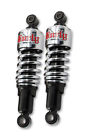 B28-1202 Lowering Harley Slammer 91-12 Chrome Burly Shocks Fxd
