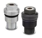 B28-3001 Burly Brand Fork Preload Adjusters Machined Aluminum Finish Dyna Alum