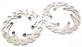 A-81633 Brake Rotors Yamaha Wr450f 2011-13 Front And Rear Rip Tide Discs X2 By A-81633 Brake Rotors Yamaha Wr450f 2011-13 Front And Rear Rip Tide Discs X2 By