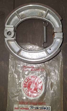 Bultaco Original Oe 20.06-056 Nos Front Brake Shoe Set 5-speed Models See Description