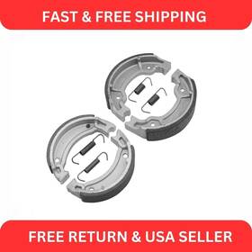 Fl3913bs104hy Caltric Front Rear Brake Shoes For Yamaha Bw350 Big Wheel 350 1987 1988