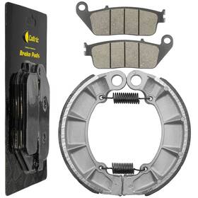 Fl4476bs122hy Caltric Front And Rear Brake Shoes For Honda Vt750c Vt750ca Shadow Aero 2004-2016