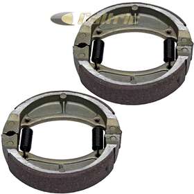 Fl4591bs126hy Caltric New Front And Rear Brake Shoes For Yamaha Bw80 Big Wheel 80 1986 1987 1988 1990