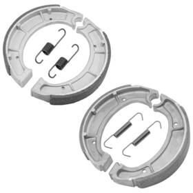 Fl4698bs128hy Caltric Front And Rear Brake Shoes For Yamaha Xt500 1976 1977 1978 1979 1980 1981 1982