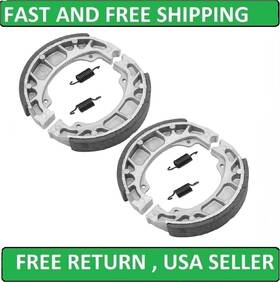 Fl4805bs135hy Caltric Front And Rear Brake Shoes For Honda Ch150 Elite 150 Deluxe 1985 1986 1987