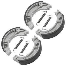 Caltric Fl4919bs136hy For Honda Xr200 1980 1981 1982 1983 1984 Front And Rear Brake Shoes