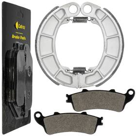 Fl5169bs144hy Caltric Front Brake Pads And Rear Shoes For Honda Vt600c Shadow 600 Vlx 2004-2007