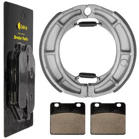 Fl5303bs151hy Caltric Front Brake Pads And Rear Shoes For Suzuki Vs800 Vs800gl Intruder 800 1992-2009 Fl5303bs151hy Caltric Front Brake Pads And Rear Shoes For Suzuki Vs800 Vs800gl Intruder 800 1992-2009