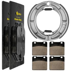 Fl5306bs151hy Caltric Front Brake Pads And Rear Shoes For Suzuki Vs750glp Intruder 750 1988-1991 Fl5306bs151hy Caltric Front Brake Pads And Rear Shoes For Suzuki Vs750glp Intruder 750 1988-1991