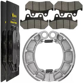 Fl7450bs149hy Caltric Front Brake Shoes And Rear For Honda Gl650 Gl650i Silver Wing 650 1983 Fl7450bs149hy Caltric Front Brake Shoes And Rear For Honda Gl650 Gl650i Silver Wing 650 1983