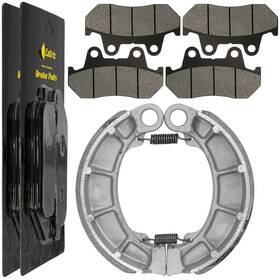 Fl8997bs149hy Caltric Front Brake Pads And Rear Shoes For Honda Cb650sc Nighthawk 650 1983-1985 Fl8997bs149hy Caltric Front Brake Pads And Rear Shoes For Honda Cb650sc Nighthawk 650 1983-1985