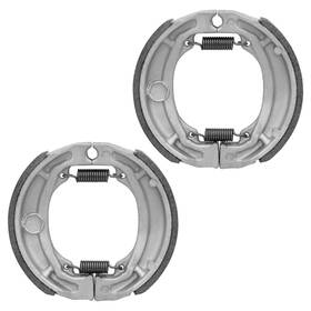 Caltric Gk1178bs113tt Front And Rear Brake Shoes For Suzuki Ds80 Mini 80 1983 1985-2000