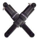 Da-hdsw02 Dirty Air Black Rear Aluminum Ride Shocks Suspension Pair Harley