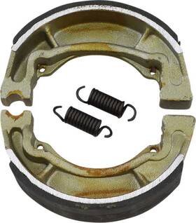 6837-d262252-atv Dp Brakes Gf Friction Rated Brake Shoes For 1981-1984 Kawasaki Klt200 Atv Front