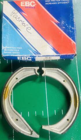 14-861 Ebc Nos Motorcycle Atv Brake Shoe Pads New