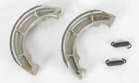 6993-e208564-atv Ebc Grooved Brake Shoes For 1987-1988 Yamaha Yfm80 Badger Atv Front