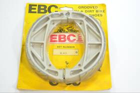 Ebc 840655008859 Grooved Organic Brake Shoes 842g 160 X 25 Mm