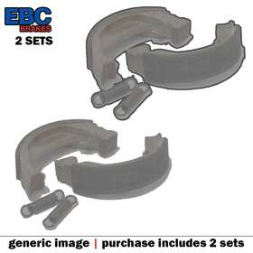 38-3610 Ebc Brakes Organic Brake Shoes 610 2 Packs - Enough For Wheels