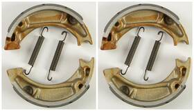 38-5333 Ebc Brakes Grooved Organic Brake Shoes 333g 2 Packs - Enough For Wheels