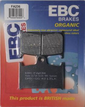 Ebc Brakes Ebc-fa236-2421 Brake Pads For Triumph Sprint St 1050 2005-2010 Abs 5 Spoke Wheel Vin 20816