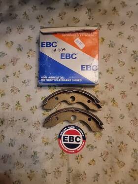 H339 Ebc Brakes Motorcycle Brake Shoes New Old Stock