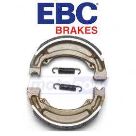 2480 Ebc Mn/2480 Rear Grooved Brake Shoes For 1983-1990 Suzuki Dr100 - Hu